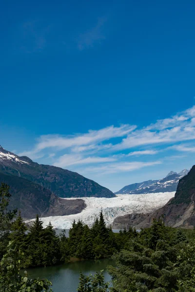 Mendenhall παγετώνα, Juneau Alaska — Φωτογραφία Αρχείου