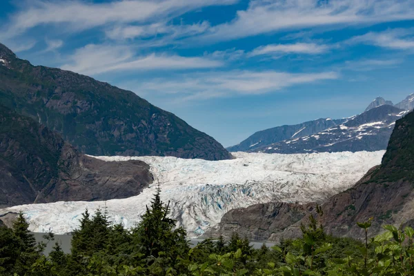 Mendenhall παγετώνα, Juneau Alaska — Φωτογραφία Αρχείου