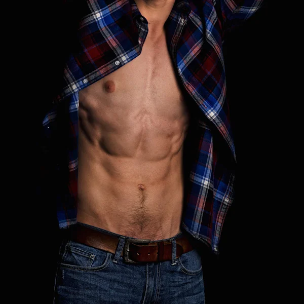 Strong athletic man torso