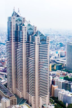 The Shinjuku Park Tower in Tokyo clipart