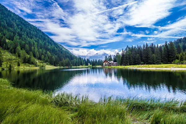 The lake Nambino in the Alps, Trentino, Italy — Stock Photo, Image
