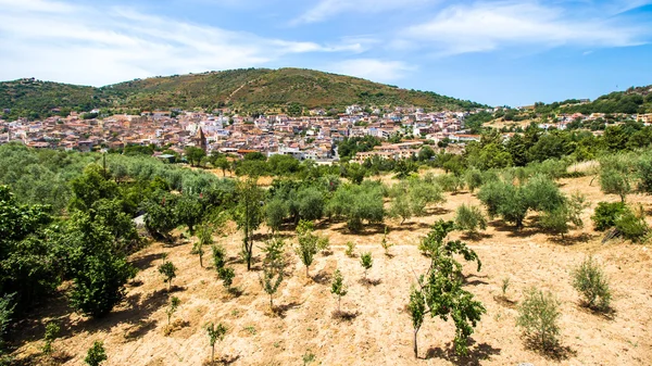 görünümünü oranı, küçük bir Sardunya kasaba, İtalya
