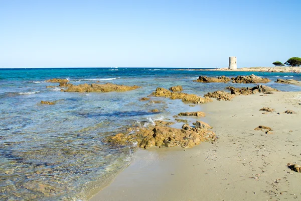 Stranden San giovanni i Sardinien — Stockfoto