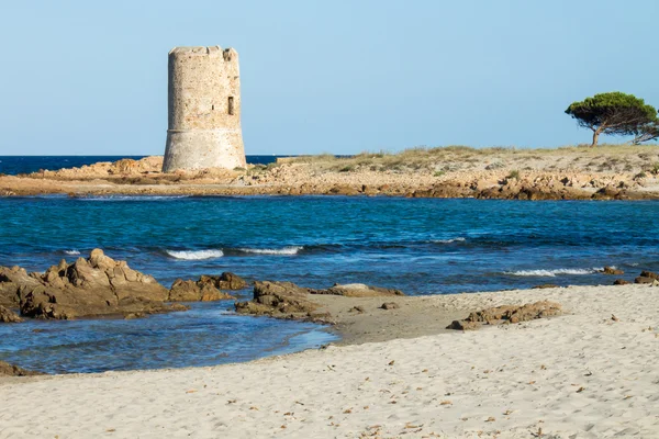 Torre di Guardia sulla spiaggia — Foto Stock