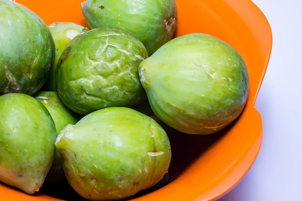 Fresh fig fruit in a bowl — Stock Photo, Image