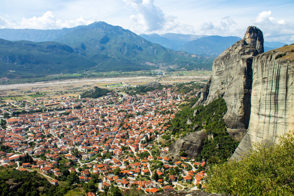 вид на Каламбаку
