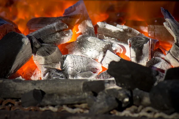 Burning wood — Stock Photo, Image