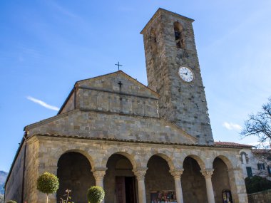 The Pieve church of San Pietro a Cascia, Tuscan, Italy clipart
