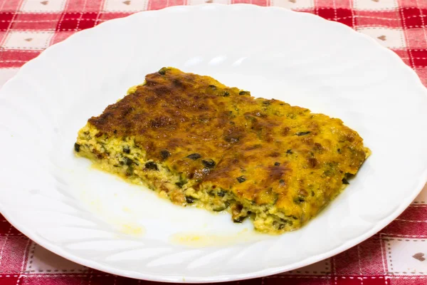 Courgette pudding — Stockfoto