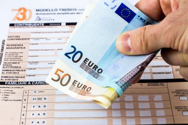 İtalyan vergi iade 730 denilen