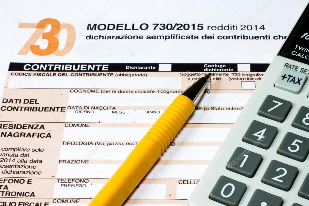 Italian tax return called 730