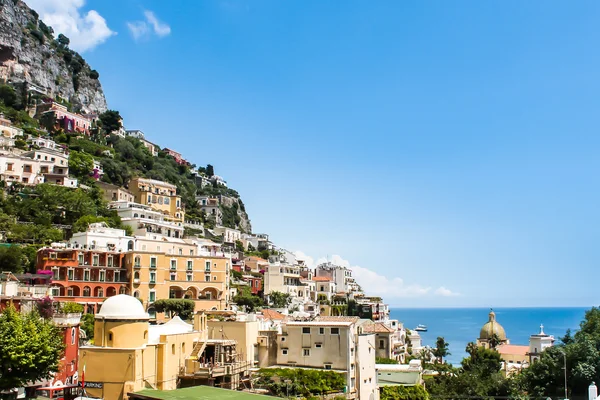 Weergave van positano — Stockfoto