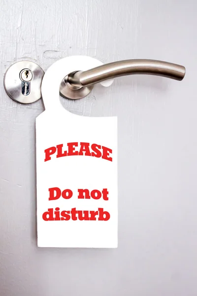 French sign of  "do not disturb" — Stock Photo, Image