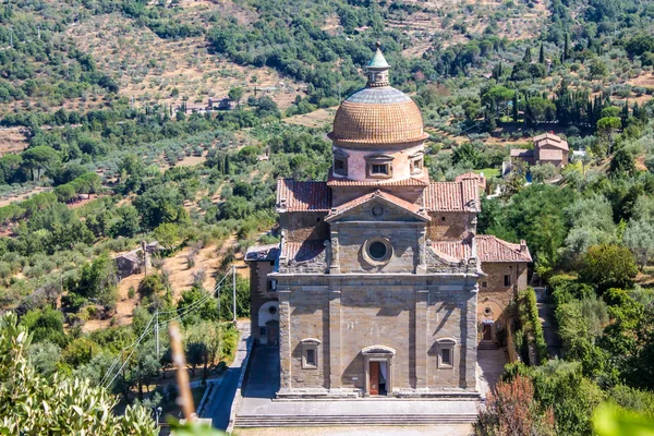 Santa Maria Nuova Church in Cortona ,Italy — Stock Photo, Image