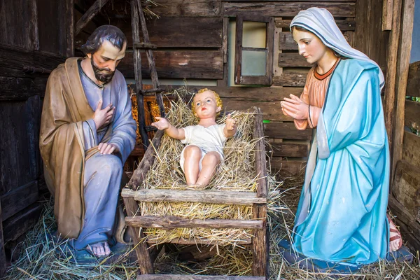 Christmas nativity scene — Stock Photo, Image