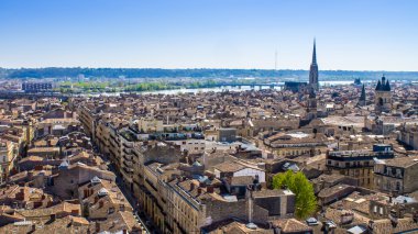 cityscape of Bordeaux, France clipart