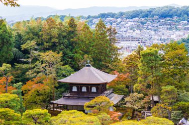 Ginkaku-ji, bir tapınak Kyoto, Japonya. 