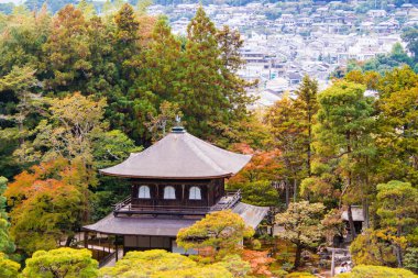 Ginkaku-ji, bir tapınak Kyoto, Japonya. 
