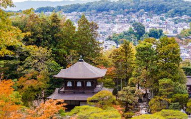 Ginkaku-ji, bir tapınak Kyoto, Japonya. 