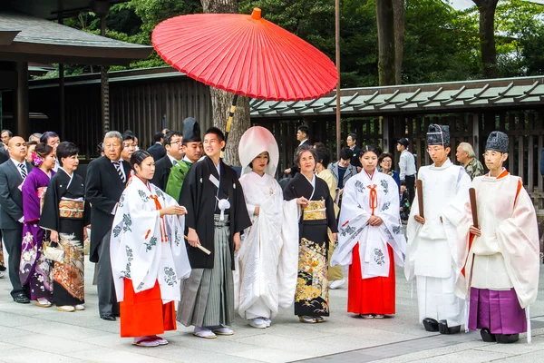 Célébration d'un shinto typique — Photo