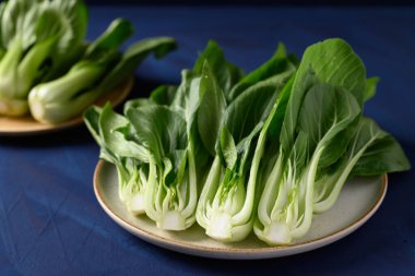 Taze Bok Choy veya Pak Choi (Çin lahanası), Organik sebzeler