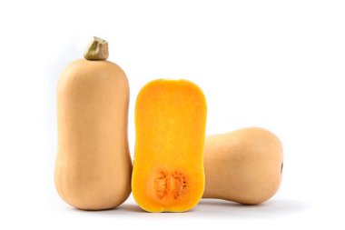 Beyaz arkaplanda taze tereyağı ezmesi