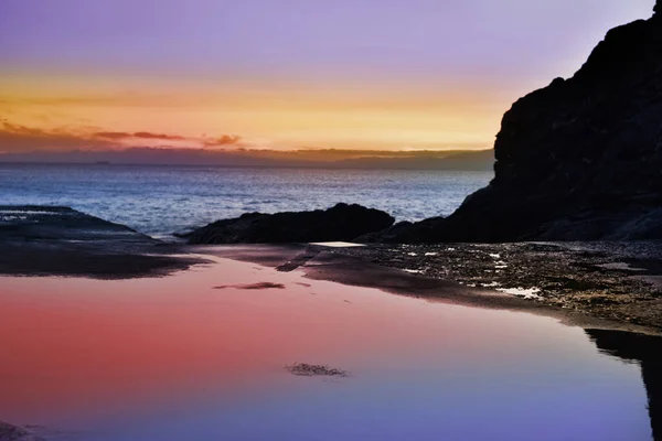 Sea Landscape Wonderful Sunset — Stock Photo, Image