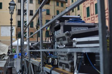 gösteri için yapım aşamasında