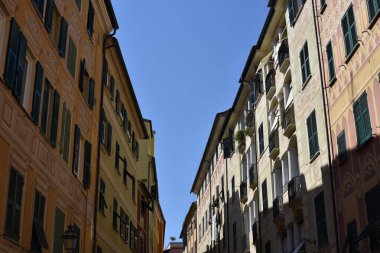Santa Margherita Ligure 'deki karakteristik Ligurian evi.