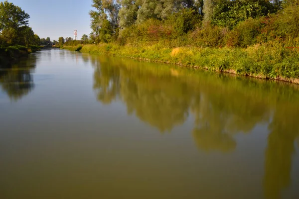 Stromende Rivier Het Platteland — Stockfoto