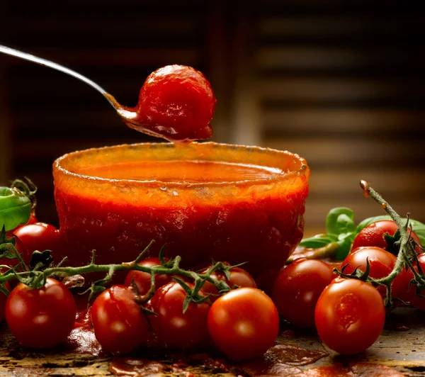 Tomatensoße — Stockfoto