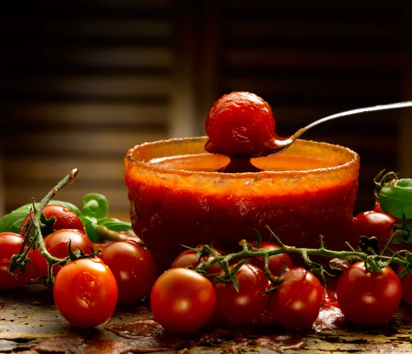 Tomatensoße — Stockfoto