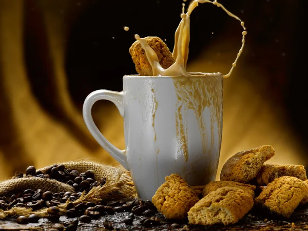 Coffee and milk — Stock Photo, Image