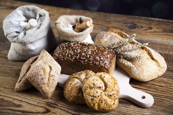 Breads in basket — Stock Photo, Image