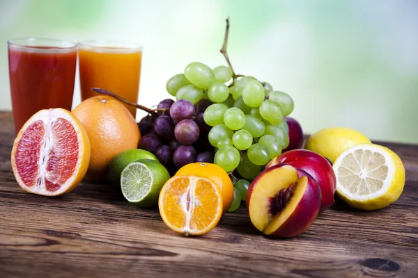 과일, 야채, 과일 주스, 야채 주스, 건강 식품 — 스톡 사진