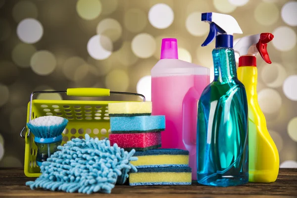 Composition of cleaning products — Stock Photo, Image