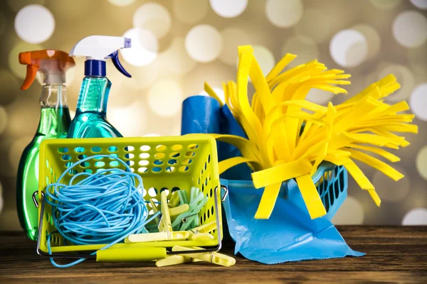 Composition of cleaning products — Stock Photo, Image