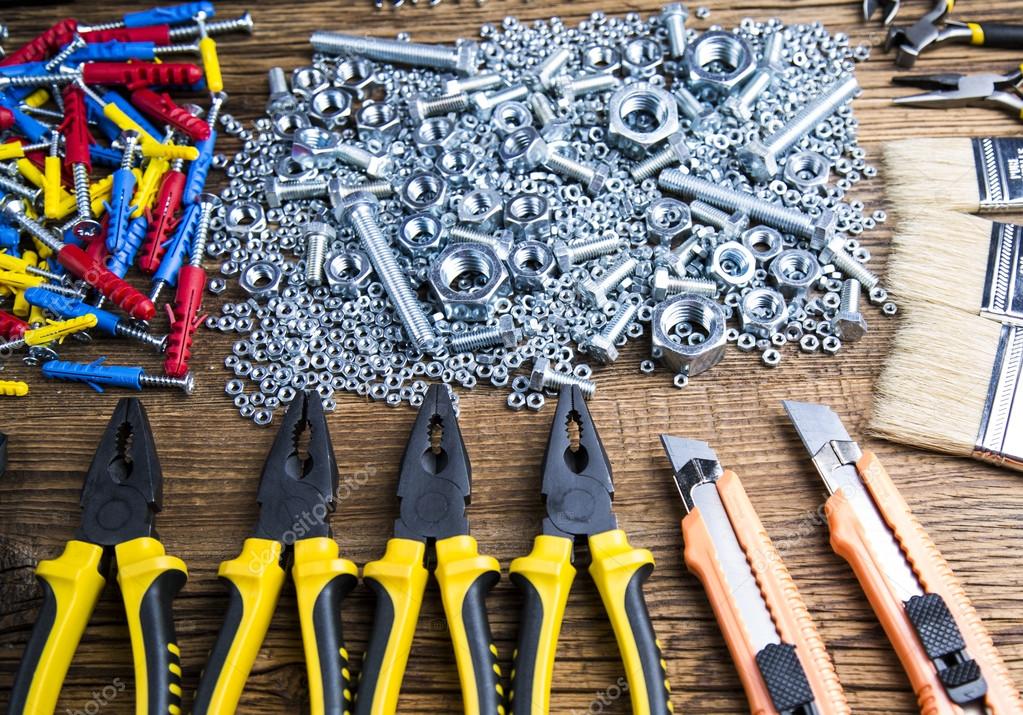Set of building tools - Stock Photo, Image. 