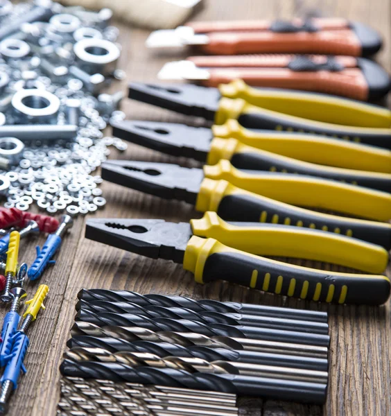 Conjunto de herramientas de construcción — Foto de Stock