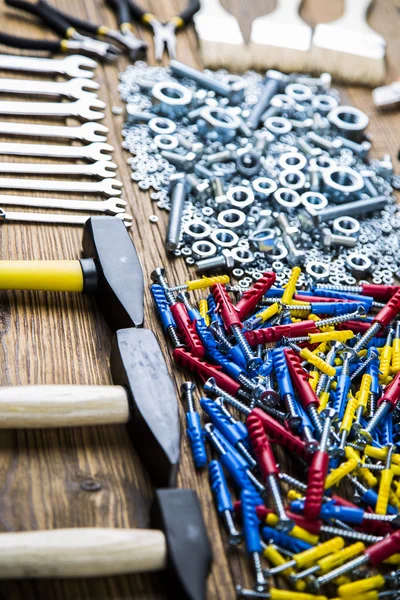 Conjunto de herramientas de construcción — Foto de Stock