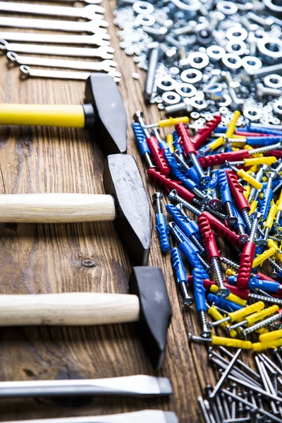 Conjunto de herramientas de construcción — Foto de Stock