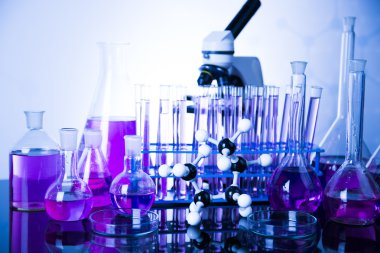 Laboratuvar cam, bilim kavramı kimya