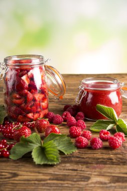 Orman meyve reçel kavanoz reçel, kavanoz reçeli, reçel, meyve, meyve