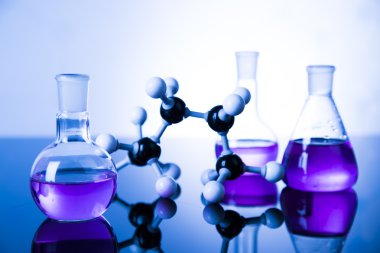 Laboratuvar cam, bilim kavramı kimya