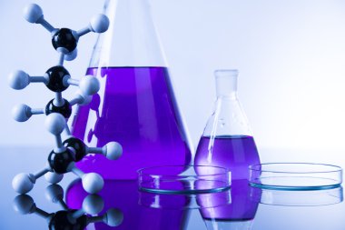 Laboratuvar cam, bilim kavramı kimya