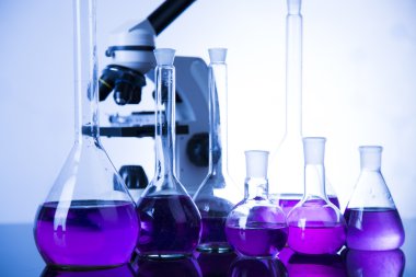 Laboratuvar cam, bilim kavramı kimya