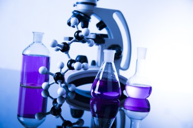 Laboratuvar cam, bilim kavramı kimya