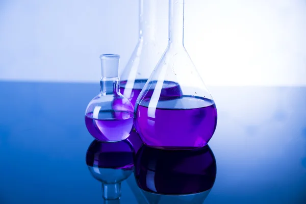 실험실 유리, 화학 과학 개념 — 스톡 사진
