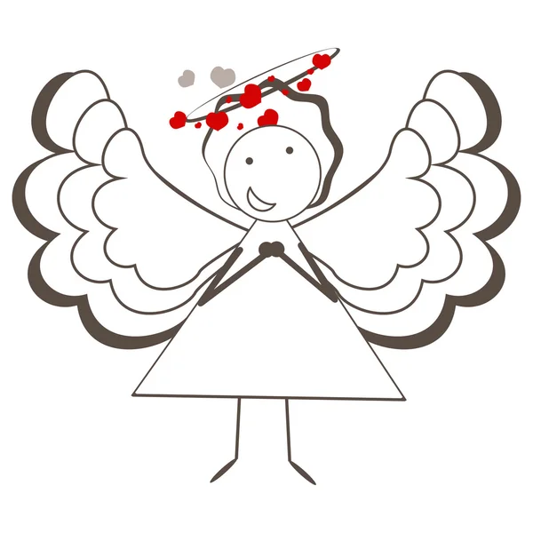 Ángel — Vector de stock