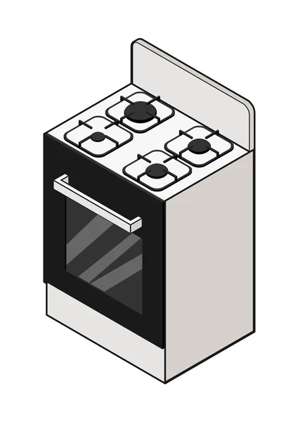 스토브 — 스톡 벡터